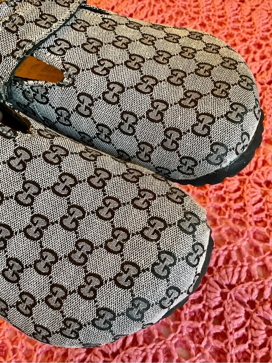 Authentic Birkenstock Vegan/ Gucci collaboration . Footbed  men size 12 main image 5